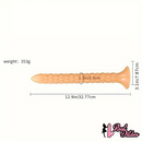 12.9in Big Spiked Long Skinny Dildo For Anus Stimulation With Sucker