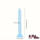 12.9in Big Spiked Long Skinny Dildo For Anus Stimulation With Sucker