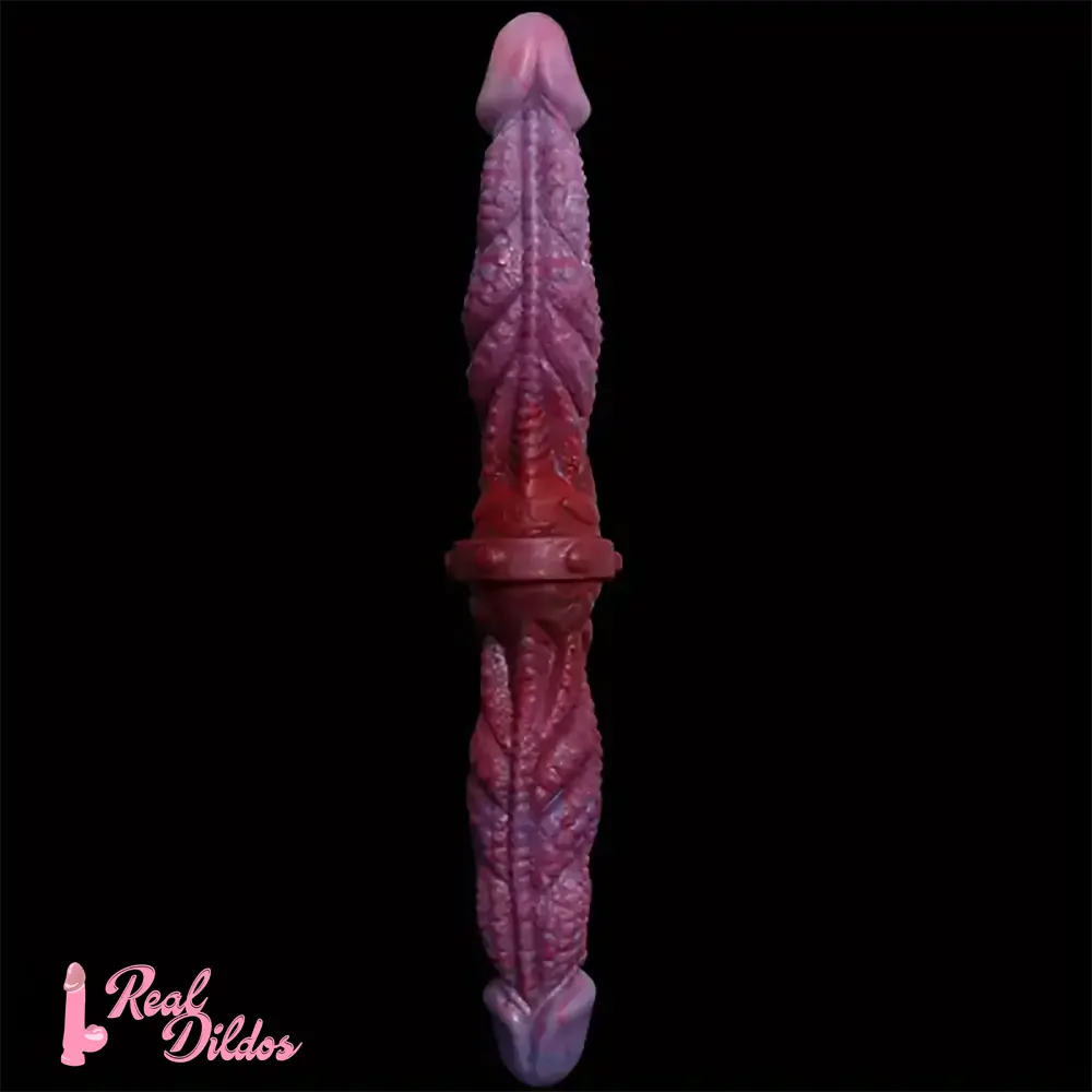 13.78in Big Long Double Sided Silicone Dragon Monster Dildo Sex Toy