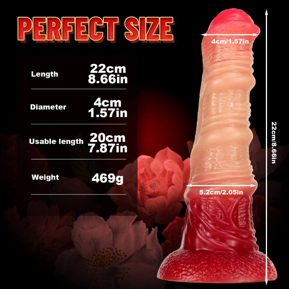 Realistic Makeup Odd Fantasy Ombre Dildo For Women Orgasm