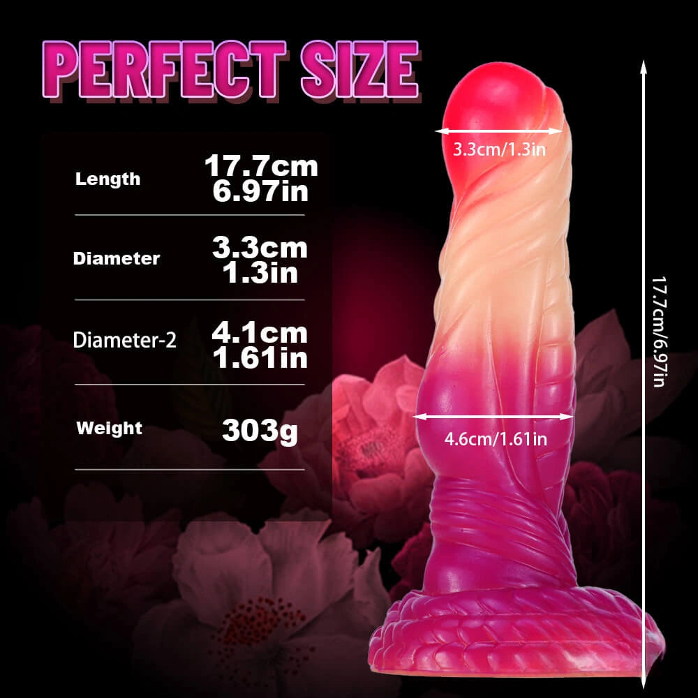 Realistic Makeup Odd Fantasy Ombre Dildo For Women Orgasm