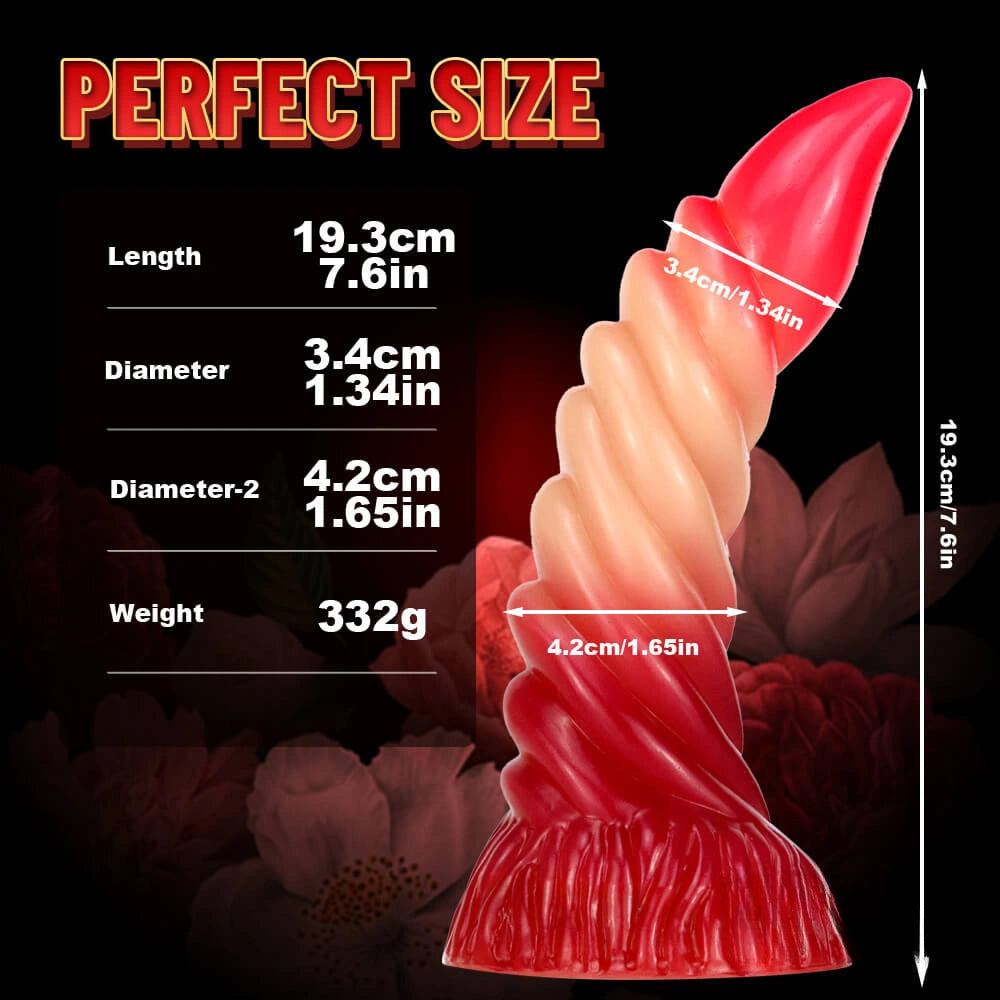 Realistic Makeup Odd Fantasy Ombre Dildo For Women Orgasm