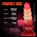 Realistic Makeup Odd Fantasy Ombre Dildo For Women Orgasm