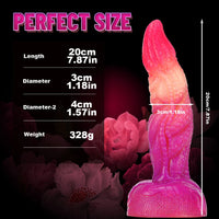 Realistic Makeup Odd Fantasy Ombre Dildo For Women Orgasm