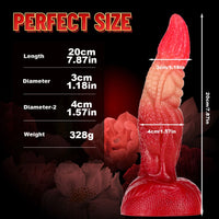 Realistic Makeup Odd Fantasy Ombre Dildo For Women Orgasm