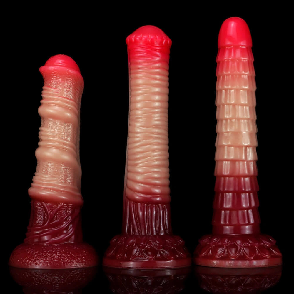 Realistic Makeup Odd Fantasy Ombre Dildo For Women Orgasm