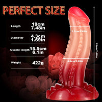 Realistic Makeup Odd Fantasy Ombre Dildo For Women Orgasm