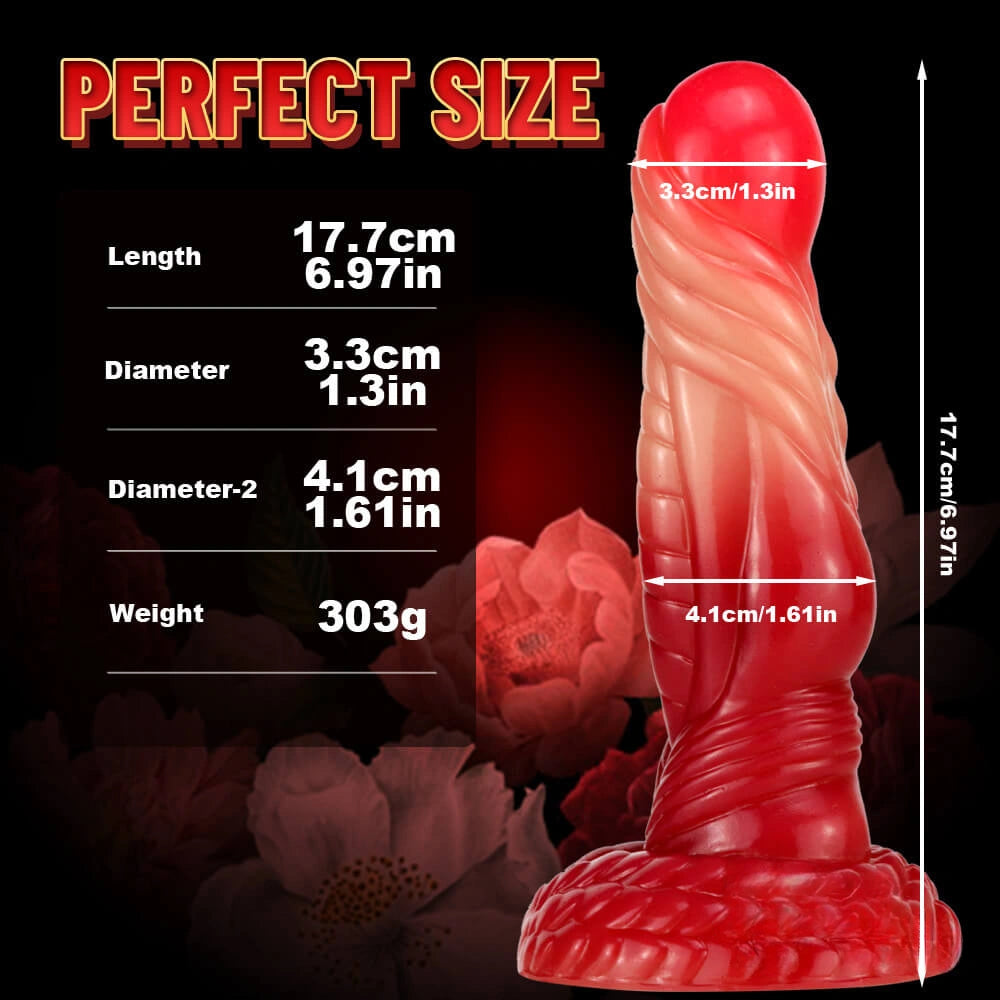 Realistic Makeup Odd Fantasy Ombre Dildo For Women Orgasm