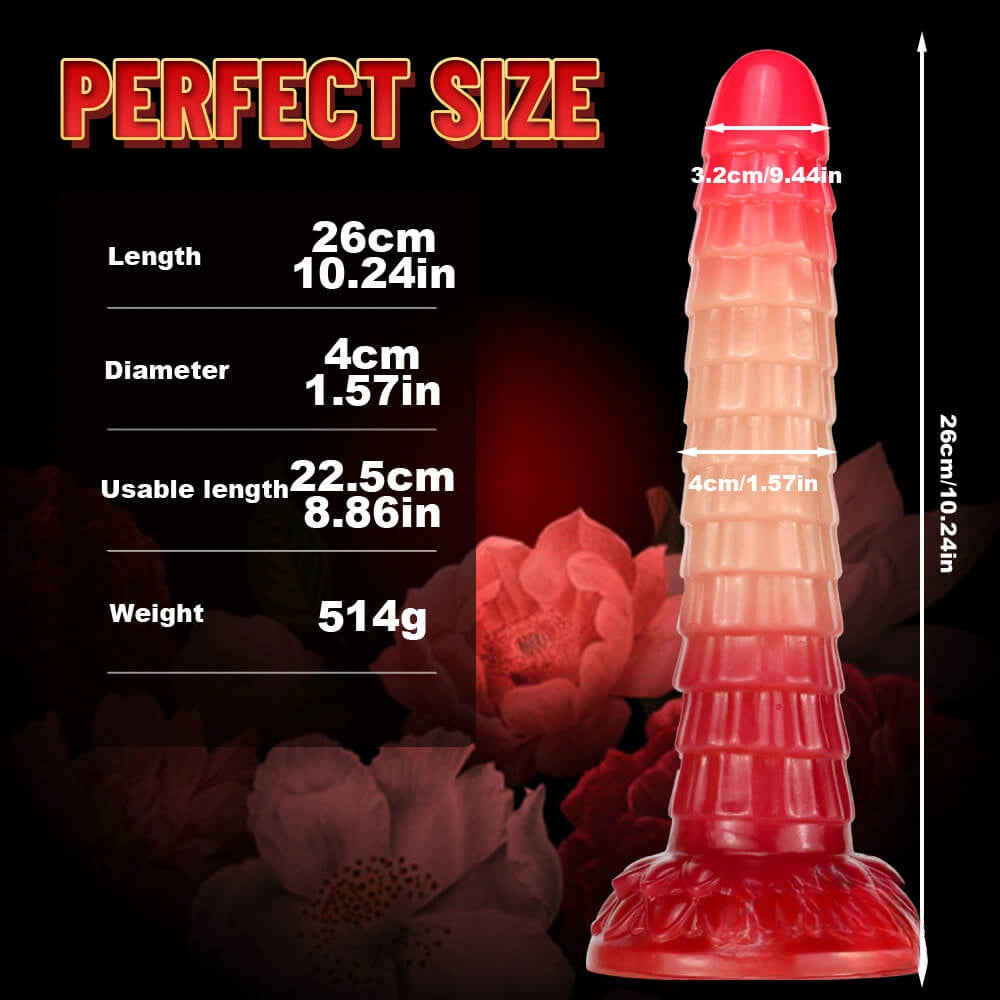 Realistic Makeup Odd Fantasy Ombre Dildo For Women Orgasm