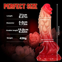 Realistic Makeup Odd Fantasy Ombre Dildo For Women Orgasm