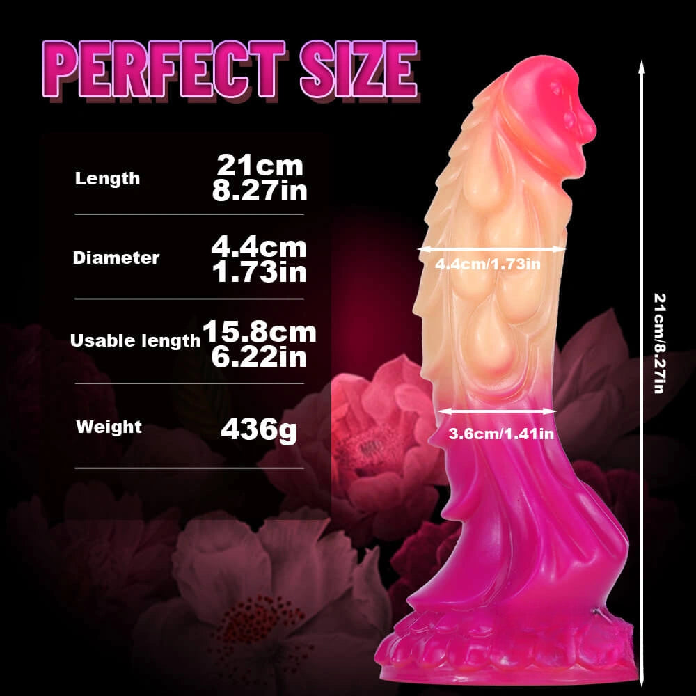 Realistic Makeup Odd Fantasy Ombre Dildo For Women Orgasm