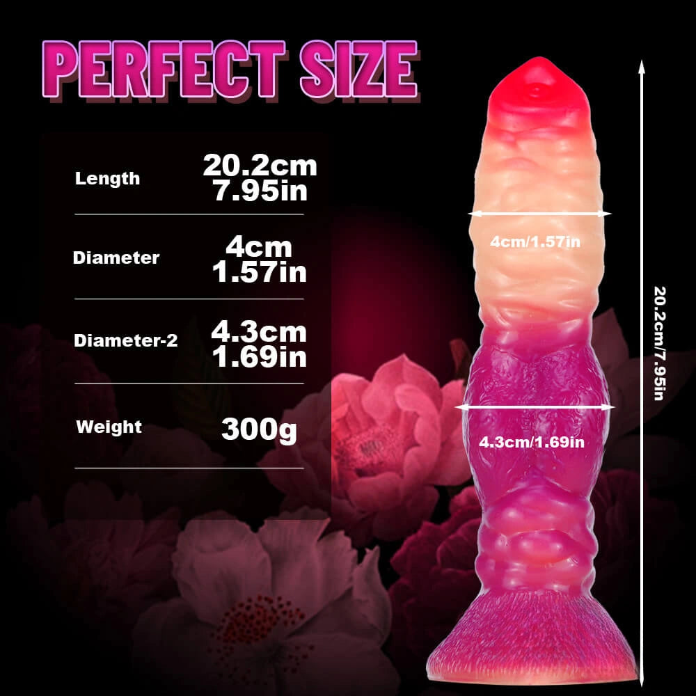 Realistic Makeup Odd Fantasy Ombre Dildo For Women Orgasm