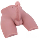 Realistic Male Torso Sex Toy With 5.5inch Flexible Dildo