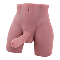 Realistic Male Torso Sex Toy With 5.5inch Flexible Dildo