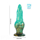 Realistic Monster Dog Animal Fantasy Knot Penis Soft Dildo Female Sex Toy