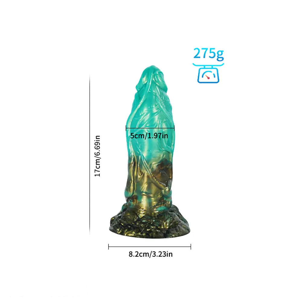 Realistic Monster Dog Animal Fantasy Knot Penis Soft Dildo Female Sex Toy