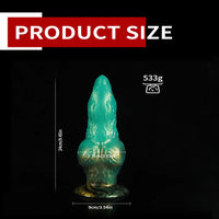 Realistic Monster Dog Animal Fantasy Knot Penis Soft Dildo Female Sex Toy