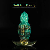 Realistic Monster Dog Animal Fantasy Knot Penis Soft Dildo Female Sex Toy