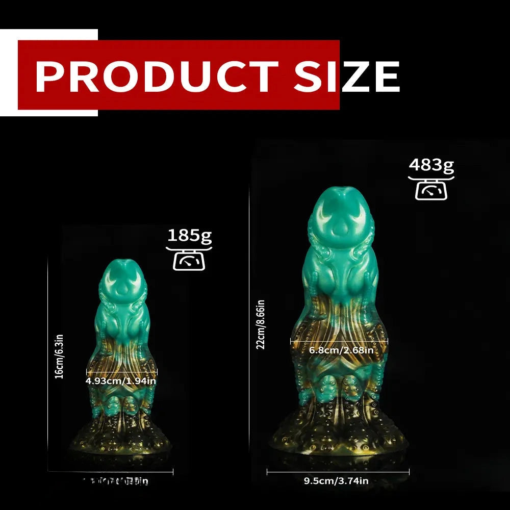 Realistic Monster Dog Animal Fantasy Knot Penis Soft Dildo Female Sex Toy
