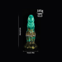Realistic Monster Dog Animal Fantasy Knot Penis Soft Dildo Female Sex Toy
