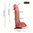Realistic Silicone Soft Lifelike Dildo Skin Feeling Sex Toys For Women