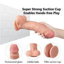 Realistic Wall Suction Dildo 10.62″ Waterproof Soft Dildo
