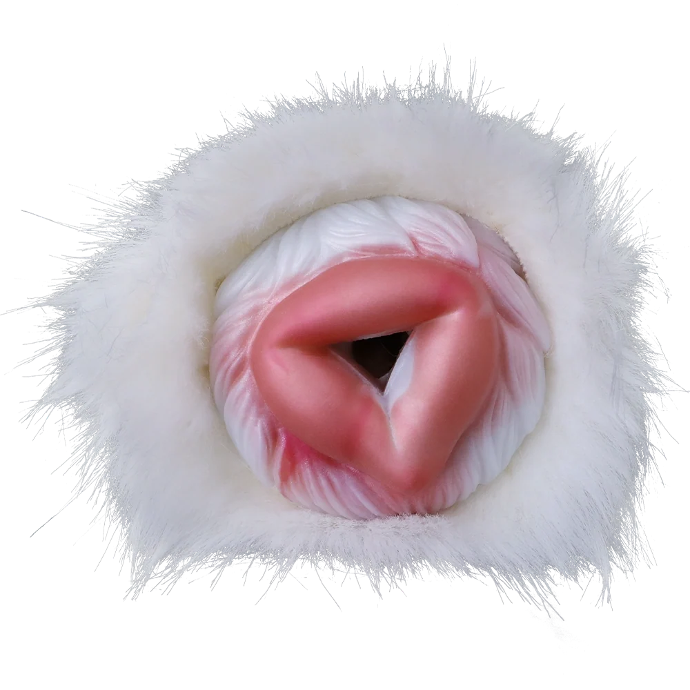 Furry Masturbator Rongplux White Long Fur