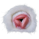 Furry Masturbator Rongplux White Long Fur