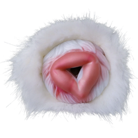 Furry Masturbator Rongplux White Long Fur