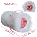 Furry Masturbator Rongplux White Long Fur