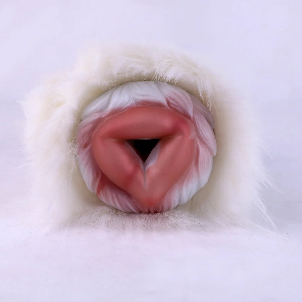 Furry Masturbator Rongplux White Long Fur
