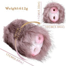 Furry Masturbator Roplux Rose Mauve Plush Dual