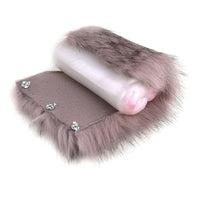 Furry Masturbator Roplux Rose Mauve Plush Dual