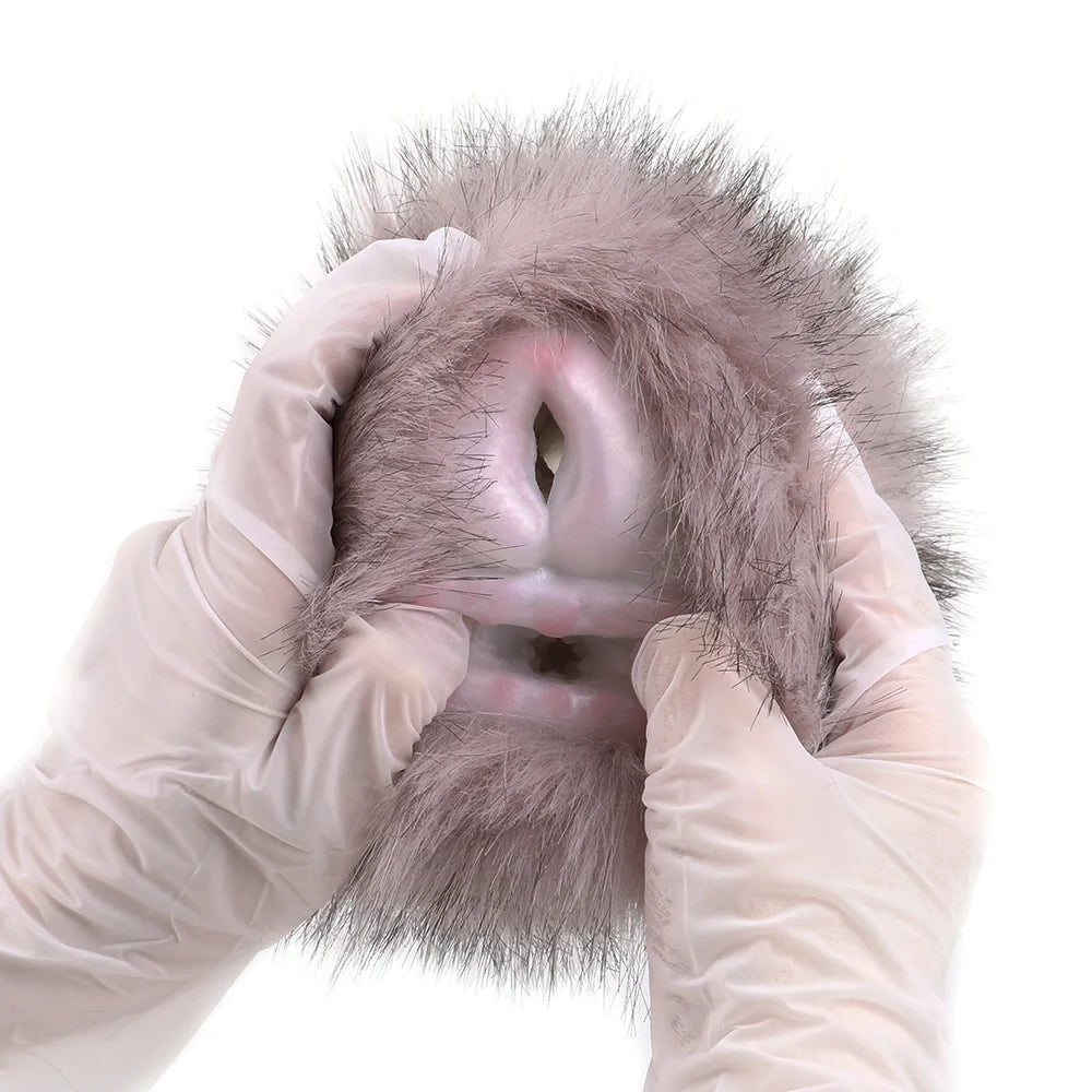 Furry Masturbator Roplux Rose Mauve Plush Dual