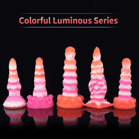 Silicone Realistic Fantasy Colorful Monster Soft Cock Dildo For Men Women