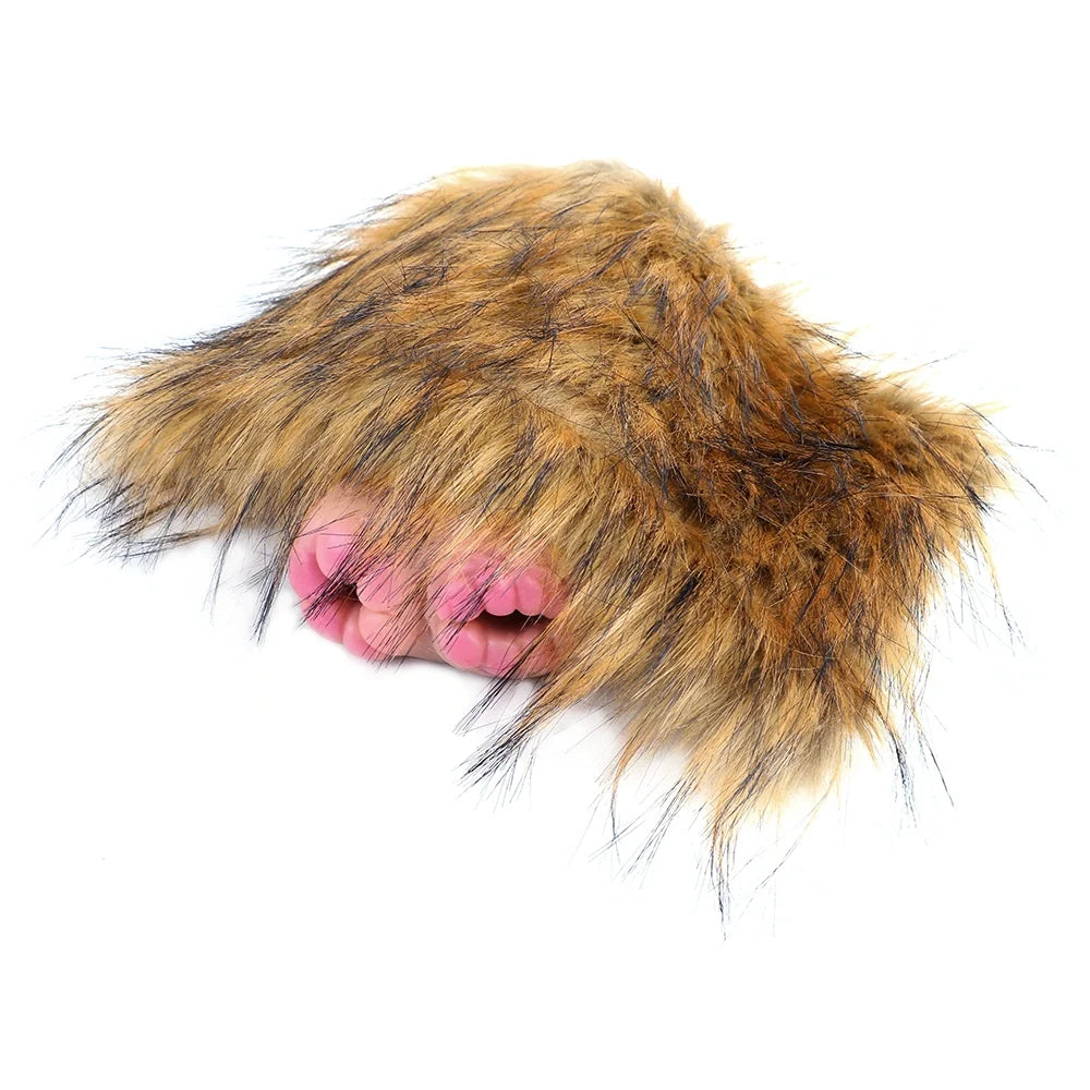 Furry Masturbator Simplux Amber Brown Plush Dual