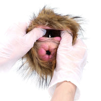 Furry Masturbator Simplux Amber Brown Plush Dual