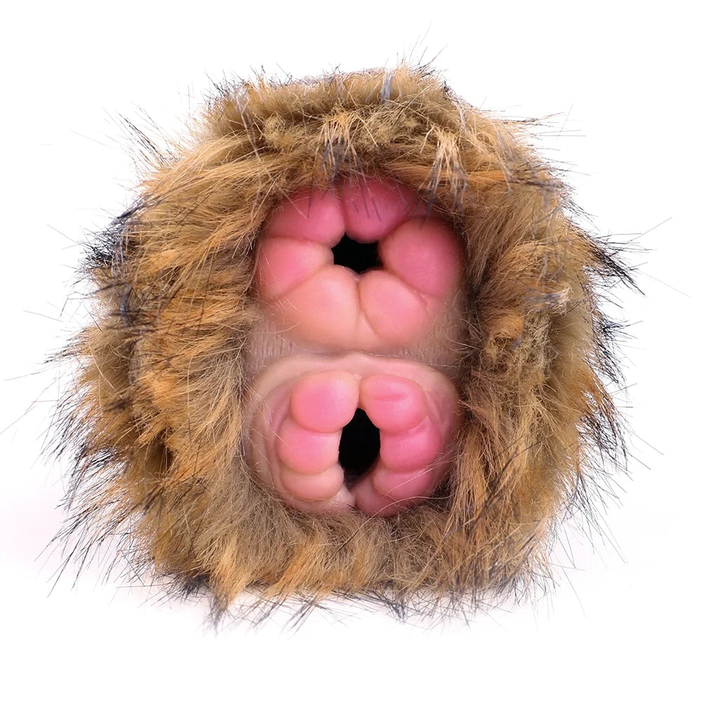 Furry Masturbator Simplux Amber Brown Plush Dual