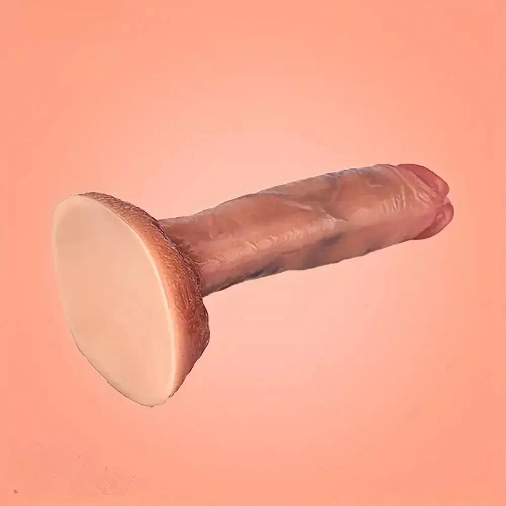 Six Lengths Liquid Silicone Realistic Dildo For Hands-Free G Spot Play
