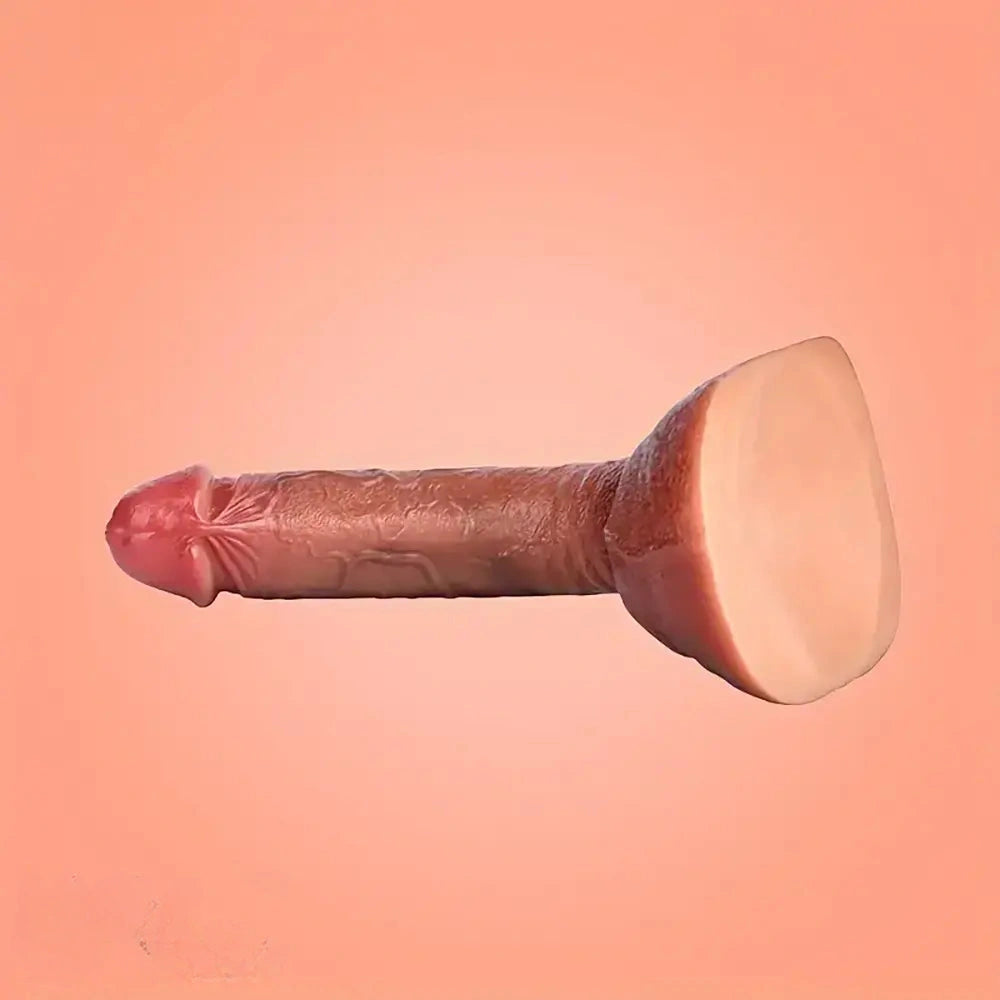 Six Lengths Liquid Silicone Realistic Dildo For Hands-Free G Spot Play