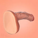 Six Lengths Liquid Silicone Realistic Dildo For Hands-Free G Spot Play