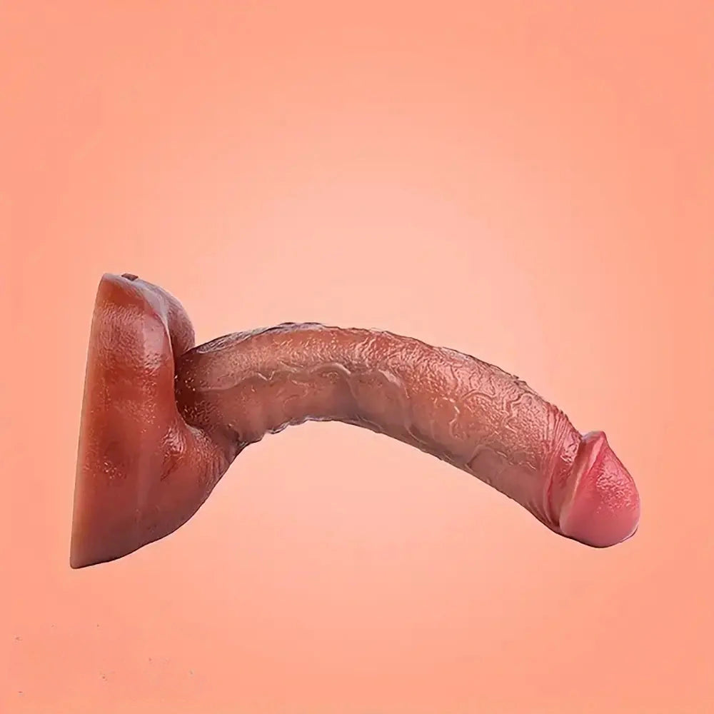 Six Lengths Liquid Silicone Realistic Dildo For Hands-Free G Spot Play