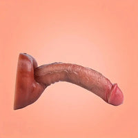 Six Lengths Liquid Silicone Realistic Dildo For Hands-Free G Spot Play