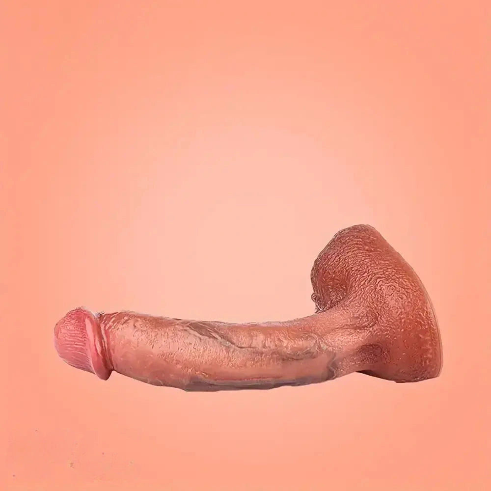 Six Lengths Liquid Silicone Realistic Dildo For Hands-Free G Spot Play