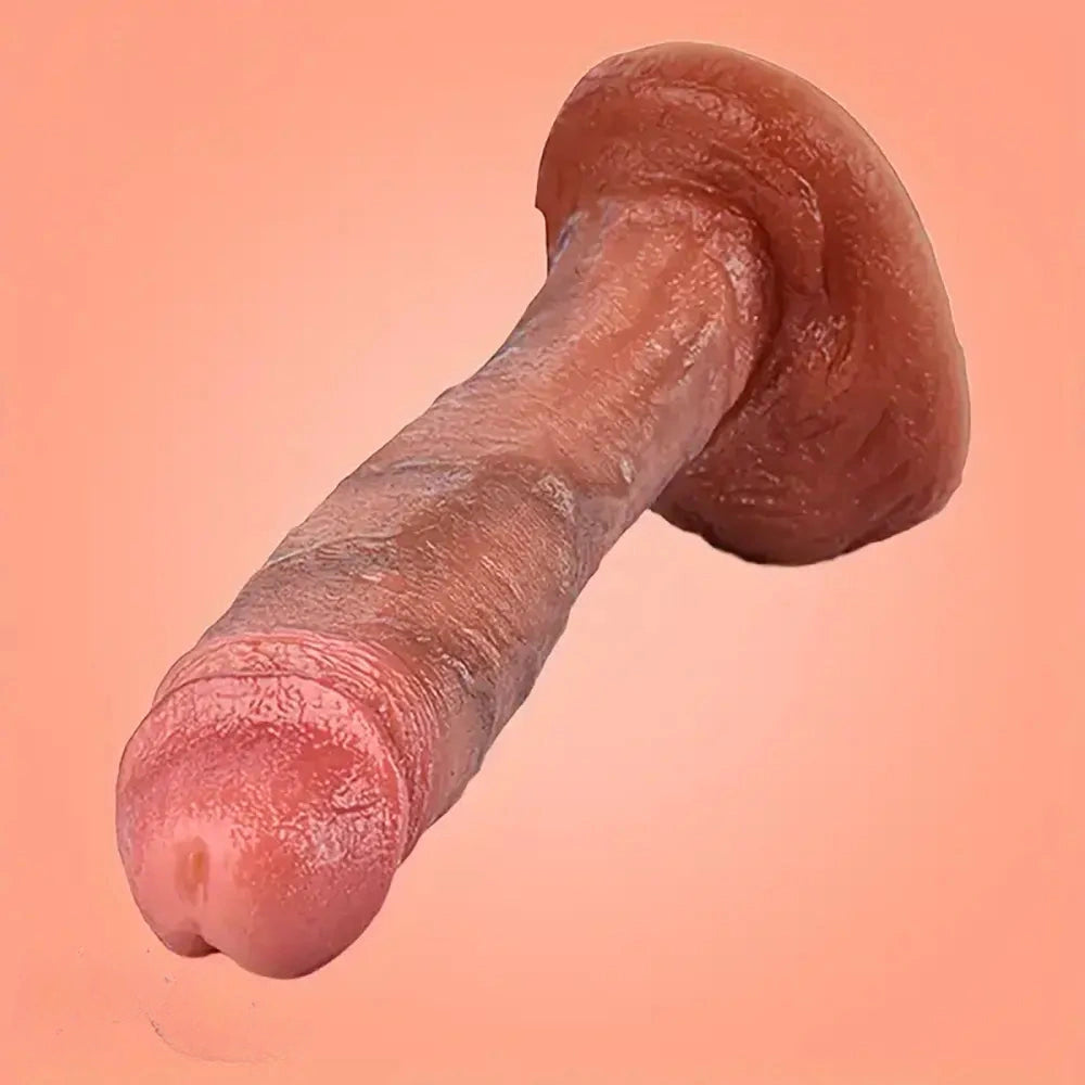 Six Lengths Liquid Silicone Realistic Dildo For Hands-Free G Spot Play