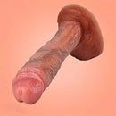 Six Lengths Liquid Silicone Realistic Dildo For Hands-Free G Spot Play