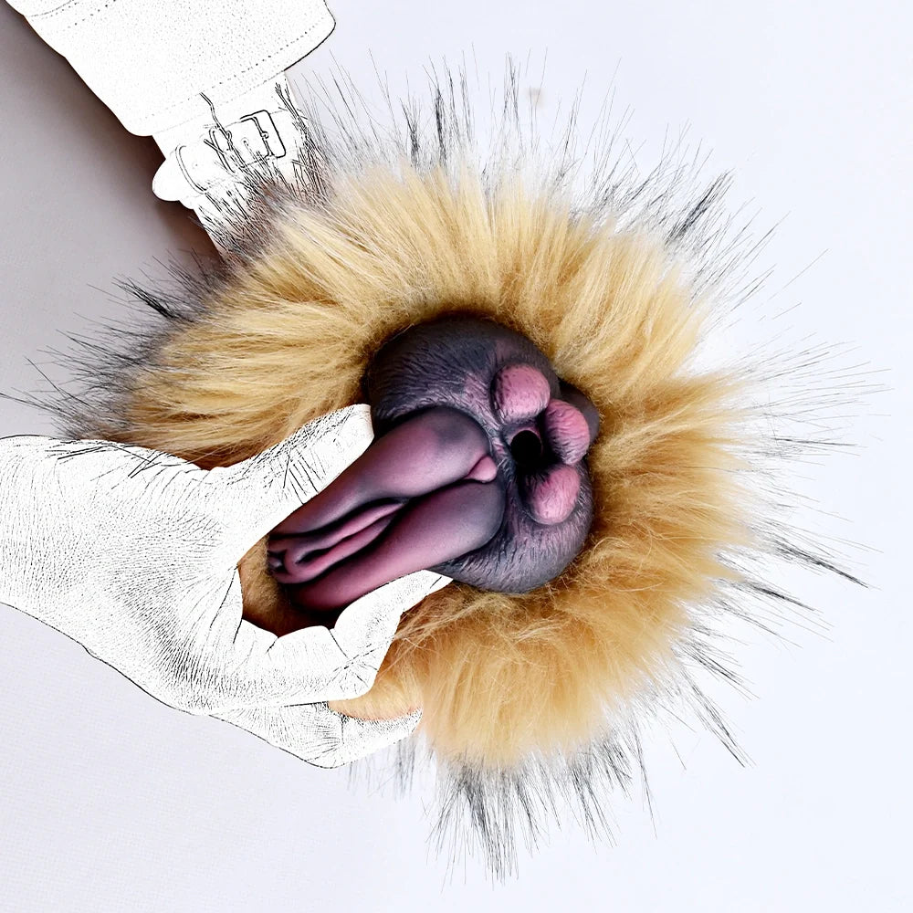 Furry Masturbator Slatplux Golden Amber Fur