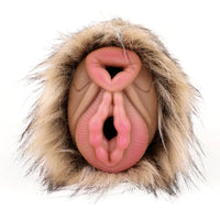Furry Masturbator Tanplux Blond Fur Dual Entry