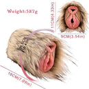 Furry Masturbator Tanplux Blond Fur Dual Entry