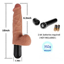 Ten Frequencies Vibration Modes 10 Inch Waterproof Dildo